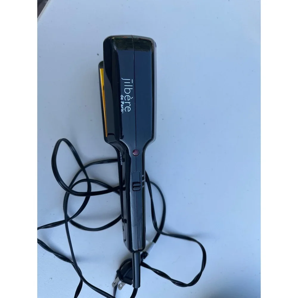 Jilbere de Paris Professional Hair Crimper Model JBF187 Black Gold Ceramic 1.5in
